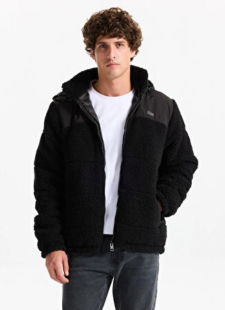 The Crow Desenli Siyah Erkek Polar Sweatshırt TC5092_KİNG