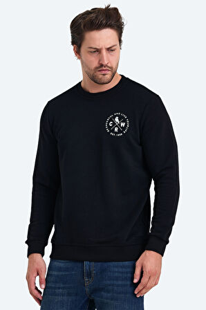 The Crow LIFE Erkek  Siyah Sweatshirt