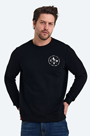 The Crow LIFE Erkek  Siyah Sweatshirt