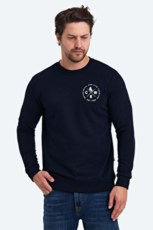 The Crow LIFE Erkek Sweatshirt Lacivert