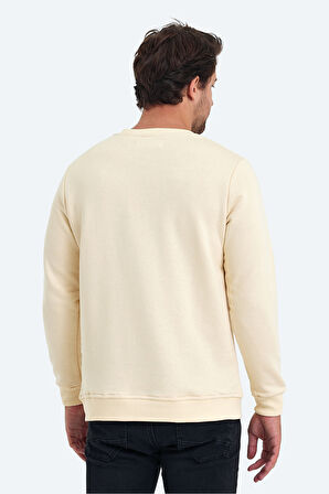 The Crow LIFE Erkek  Bej Sweatshirt