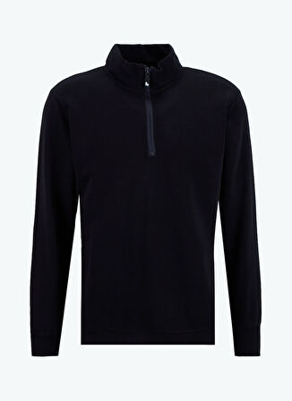 The Crow Bisiklet Yaka Siyah Erkek Sweatshırt TC1953_ZORRO