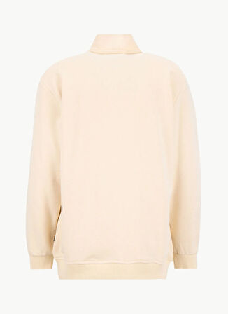 The Crow Bisiklet Yaka Ekru Erkek Sweatshırt TC1953_ZORRO