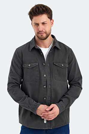 The Crow PETER Erkek  Antrasit Gömlek