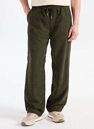 The Crow Normal Bel Boru Paça Haki Erkek Pantolon LOST