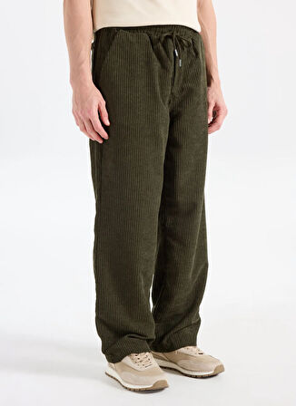 The Crow Normal Bel Boru Paça Haki Erkek Pantolon LOST