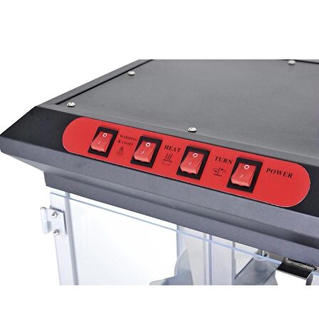 By Kitchen DPM-S Set Üstü Popcorn Mısır Patlatma Makinesi-Siyah