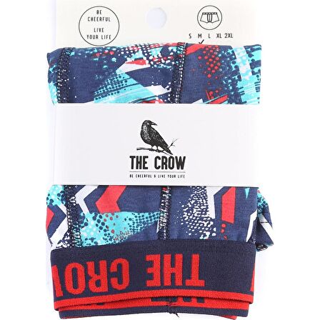 The Crow Tc1917 Çok Renkli Regular Fit Boxer