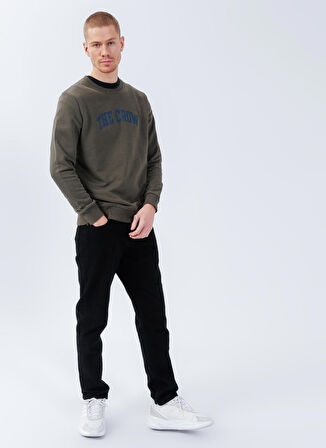 The Crow THE CROW Erkek  Zeytin Yeşil Sweatshirt