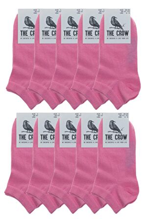 The Crow Tirinity Ankle 10’lu Pembe Unisex Çorap