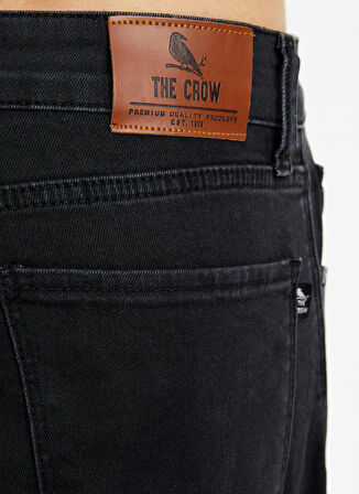 The Crow Normal Bel Dar Paça Füme Erkek Pantolon JEANS