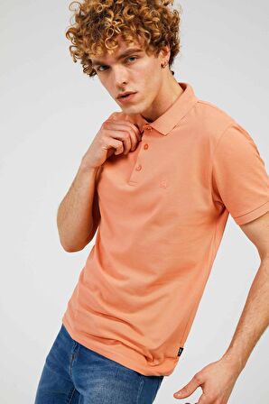 The Crow FATHER BASIC POLO Pembe Erkek Tshirt