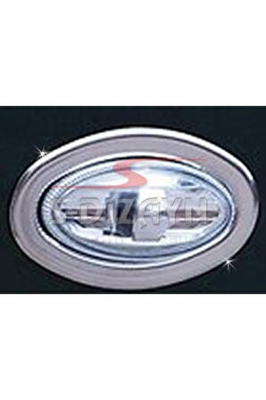 Citroen C2 Uyumlu Krom Sinyal Çerçevesi 2 Prç 2003-2009