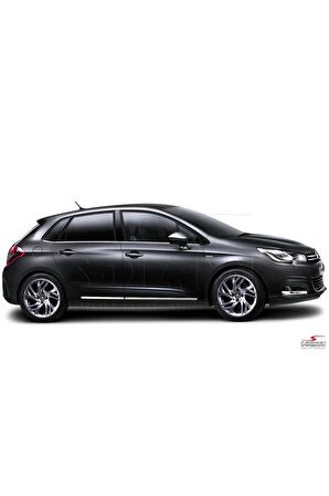 S-dizayn Citroen C4 Hb Kapı Koruma Çıtası Krom 2010-2020
