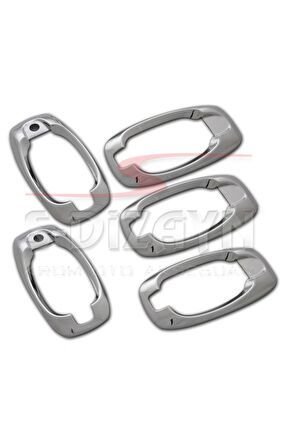 Citroen Nemo Krom Kapı Kolu Çerçevesi 5 Kapı 2008 Üzeri