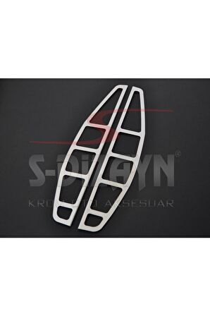 Fiat Doblo Krom Stop Çerçevesi 2 Prç 2000-2006