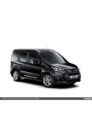 S-dizayn Ford Connect Krom Ön Panjur 2 Prç. 2014 Üzeri