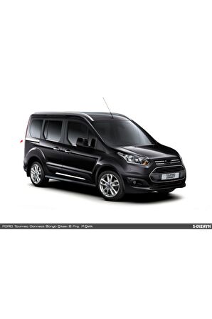 S-dizayn Ford Connect Krom Sürgü Kapı Çıtası 2 Prç. 2014 Üzeri