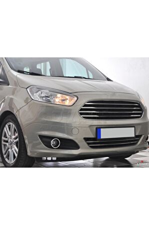 Ford Courier  Uyumlu Krom Ön Tampon Çıta 2 Prç 2014-2017