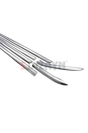 Ford Fiesta Krom Cam Çıtası 8 Prç 2009-2017