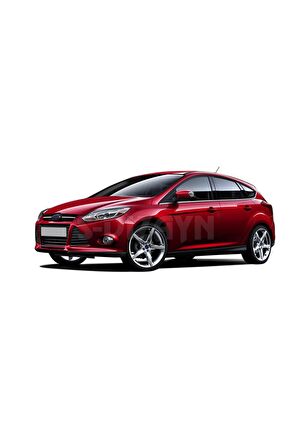 Ford Focus 3 Hb Krom Cam Çıtası 8 Prç 2011 Üzeri