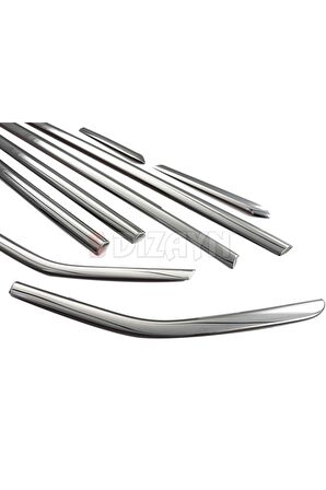 Ford Focus 3 Sd Krom Cam Çıtası 8 Prç 2011 Üzeri Uyumlu