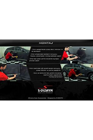 S-dizayn Hyundai Elantra Kapı Koruma Çıtası Krom 2011 Üzeri