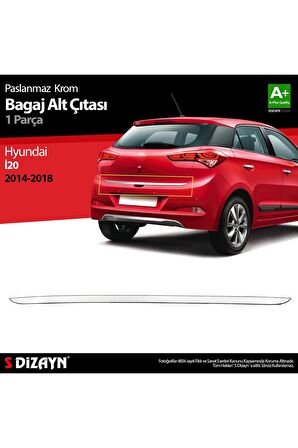 Hyundai I20 Krom Bagaj Alt Çıtası 2014 Üzeri A+kalite