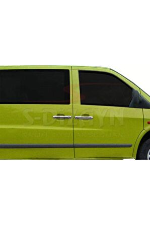 Mercedes Sprinter W901 Uyumlu Krom Kapı Kolu 4 Kapı 2000-2006