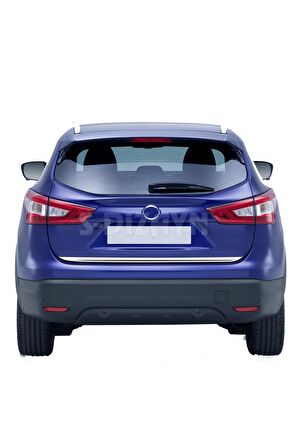 Nissan Qashqai Krom Bagaj Alt Çıtası 2014 Üzeri