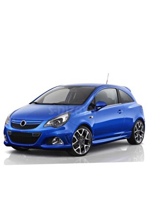 Opel Corsa D Krom Cam Çıtası 2 Prç 2007-2014 (van)