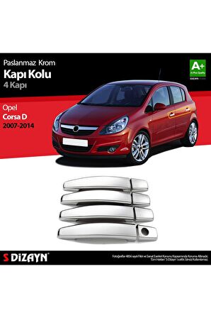 Opel Corsa D Krom Kapı Kolu 4 Kapı 2007-2014