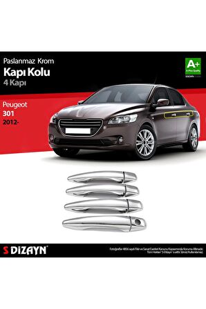 Peugeot 301 Krom Kapı Kolu 4 Kapı 2012 Üzeri