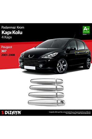 Peugeot 307 Krom Kapı Kolu 4 Kapı 2001-2008