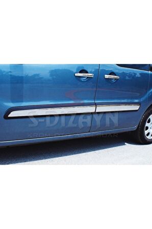 Peugeot Partner Tepee Krom Yan Kapı Çıtası 4 Prç 2008 Üzeri