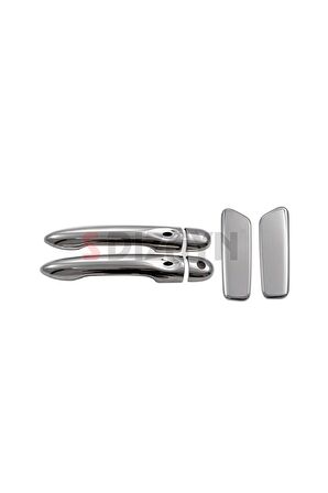 Renault Clio 4 Hb Krom Kapı Kolu 4 Kapı 2012 Üzeri Sensörlü