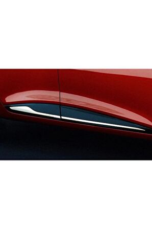 Renault Clio 4 Hb Krom Yan Kapı Çıtası 4 Prç. 2012 Üzeri