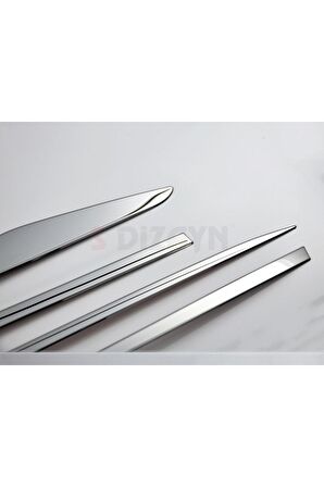 Renault Clio 4 Sporttourer Krom Yan Kapı Çıtası 4 Prç. 2012 Üzeri