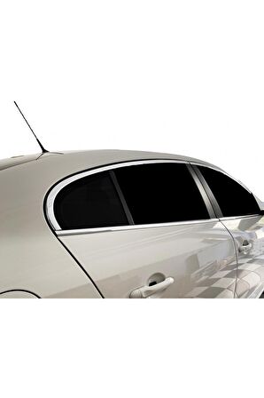 Renault Fluence Krom Cam Çerçeve Seti 8 Parça 2010 Üzeri