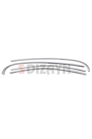 Renault Fluence Krom Cam Üst Çıtası 4 Parça 2010 Üzeri