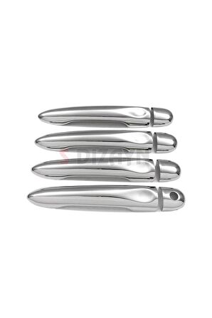 Renault Megane 3 Uyumlu Krom Kapı Kolu 4 Kapı 2010-2016