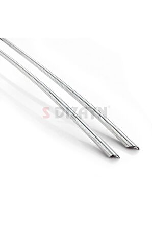 Gri  Vw Golf 7 Krom Ön Tampon Çıtası