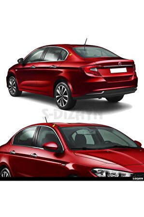 Fiat Egea Sd Krom Cam Üst Çıtası 4 Parça 2015 Üzeri