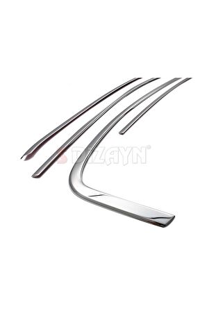 Fiat Egea Hb Krom Cam Üst Çıtası 4 Prç. 2015 Üzeri Uyumlu