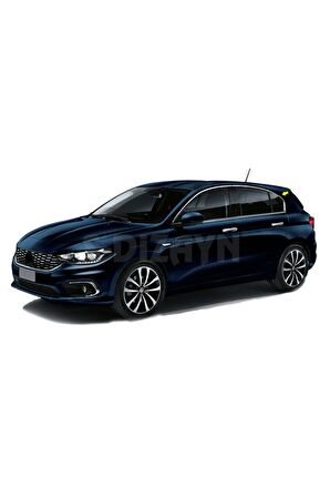 Fiat Egea Hb Krom Cam Üst Çıtası 4 Prç. 2015 Üzeri Uyumlu