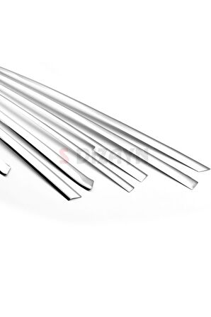 Mercedes Vito W447 Krom Cam Alt Çıtaları 8 Prç (Tek Sürgülü Kapı-l3 Uzun Şasi) 2014 Üzeri