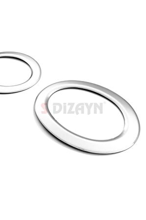 Renault Trafic Krom Sis Farı Çerçevesi 2 Parça 2014 Üzeri