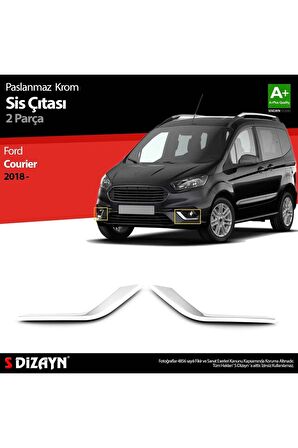 Frd Courier Krom Sis Farı Çerçevesi 2 Parça 2018 ve Üzeri