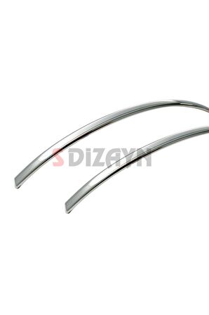 Renault Megane 4 Krom Ayna Alt Çıtası 2 Prç. 2016 Ve Üzeri Uyumlu