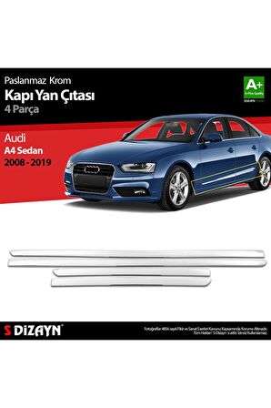 S-dizayn Audi A4 Sd Krom Kapı Yan Çıtası 2008-2019